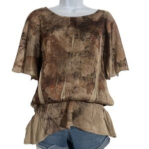 𝅺(nwt) Jaclyn Smith Women’s  Fall Floral Blouse!